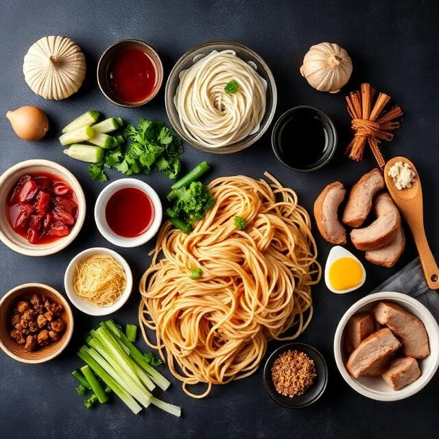 Ingredientes do yakisoba